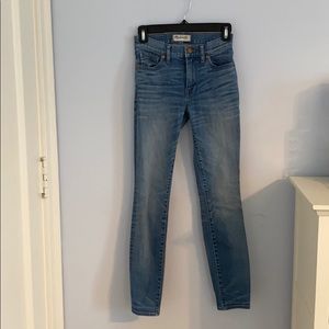 Madewell Higb Riser Skinny Jean